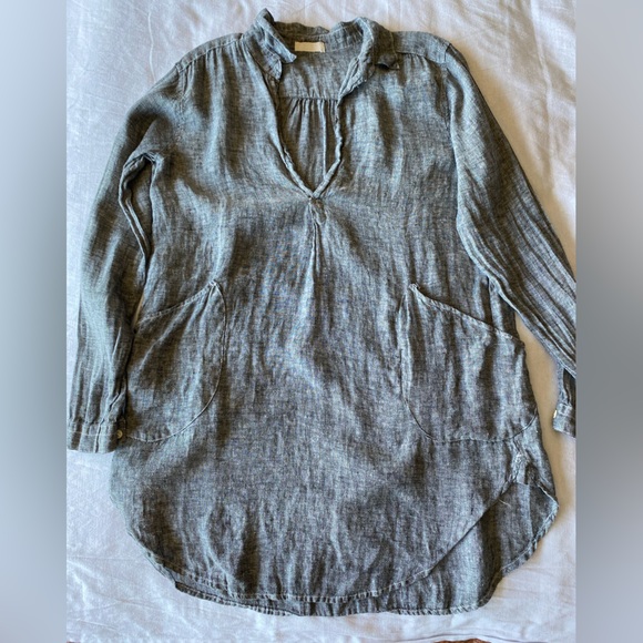 CP Shades Teton Linen Chambray Tunic - Picture 11 of 11